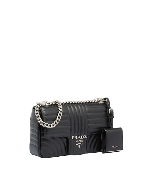 PRD Diagramme Medium Leather Bag Black