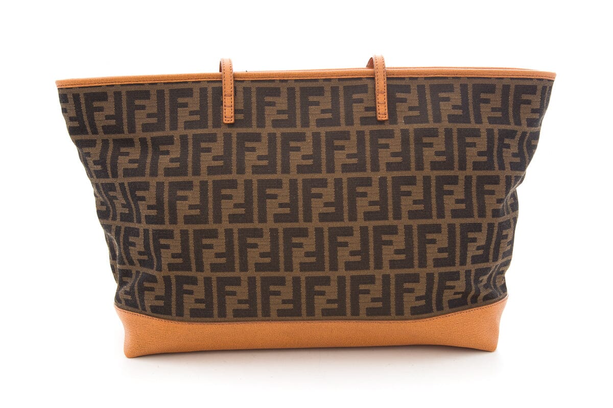 FNDI Brown Zucca Canvas Tote
