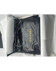 22 Small Shiny Calfskin Bucket Bag Black CH
