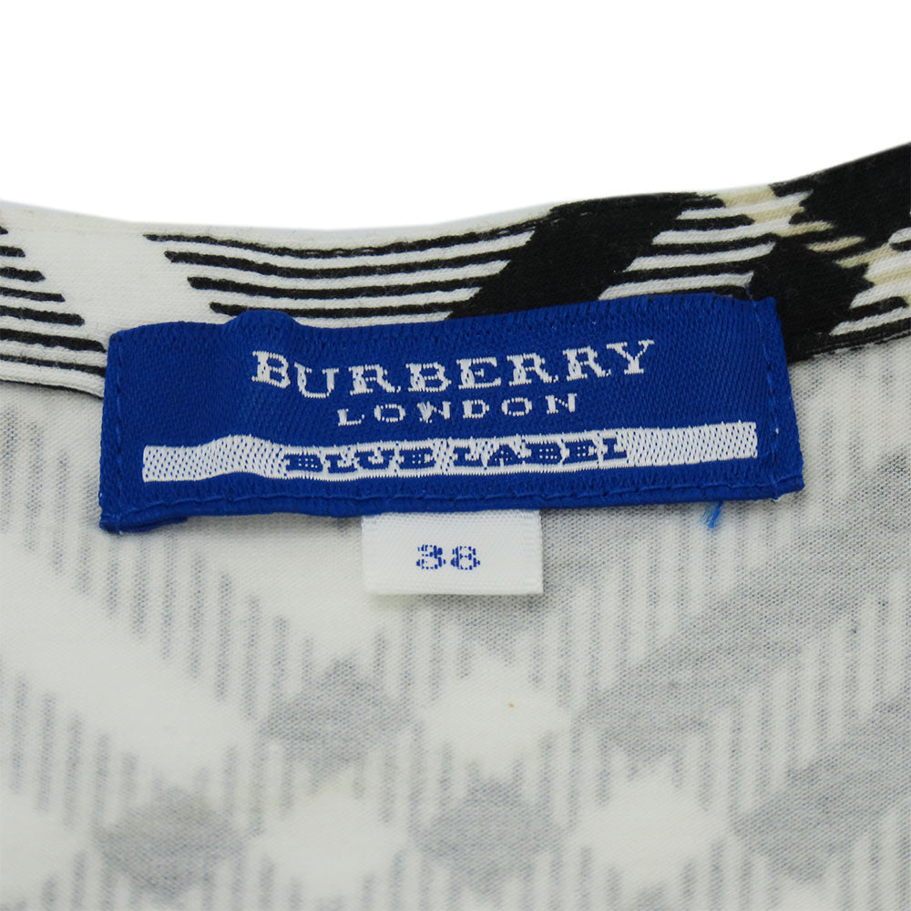 BBERRY Blue Label Cotton T-shirt Nova Check