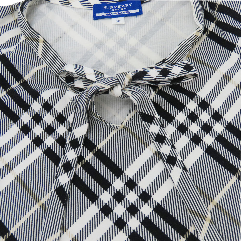 BBERRY Blue Label Cotton T-shirt Nova Check