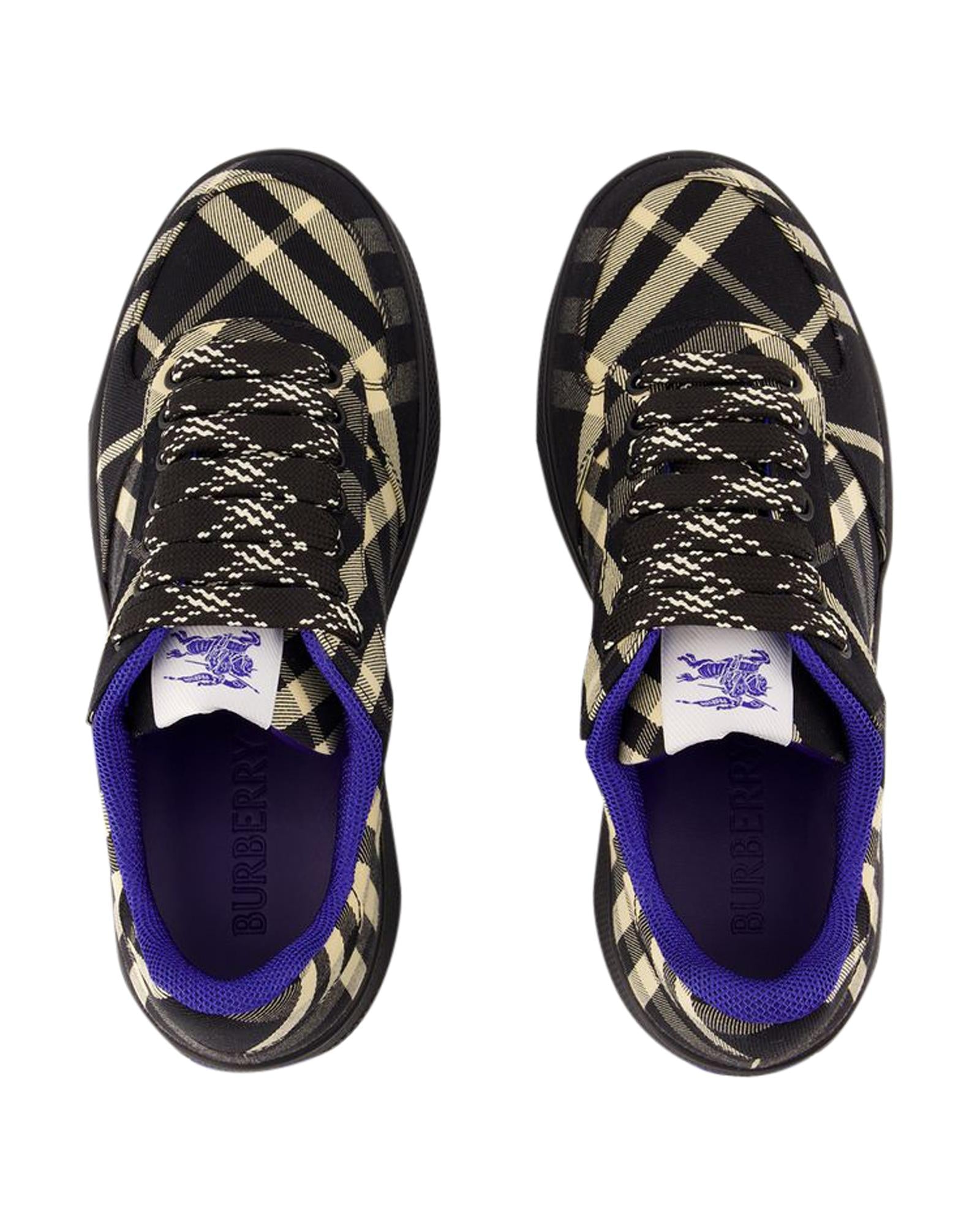 BBERRY Arthur Plaid LowTop Sneakers Women Black | Black