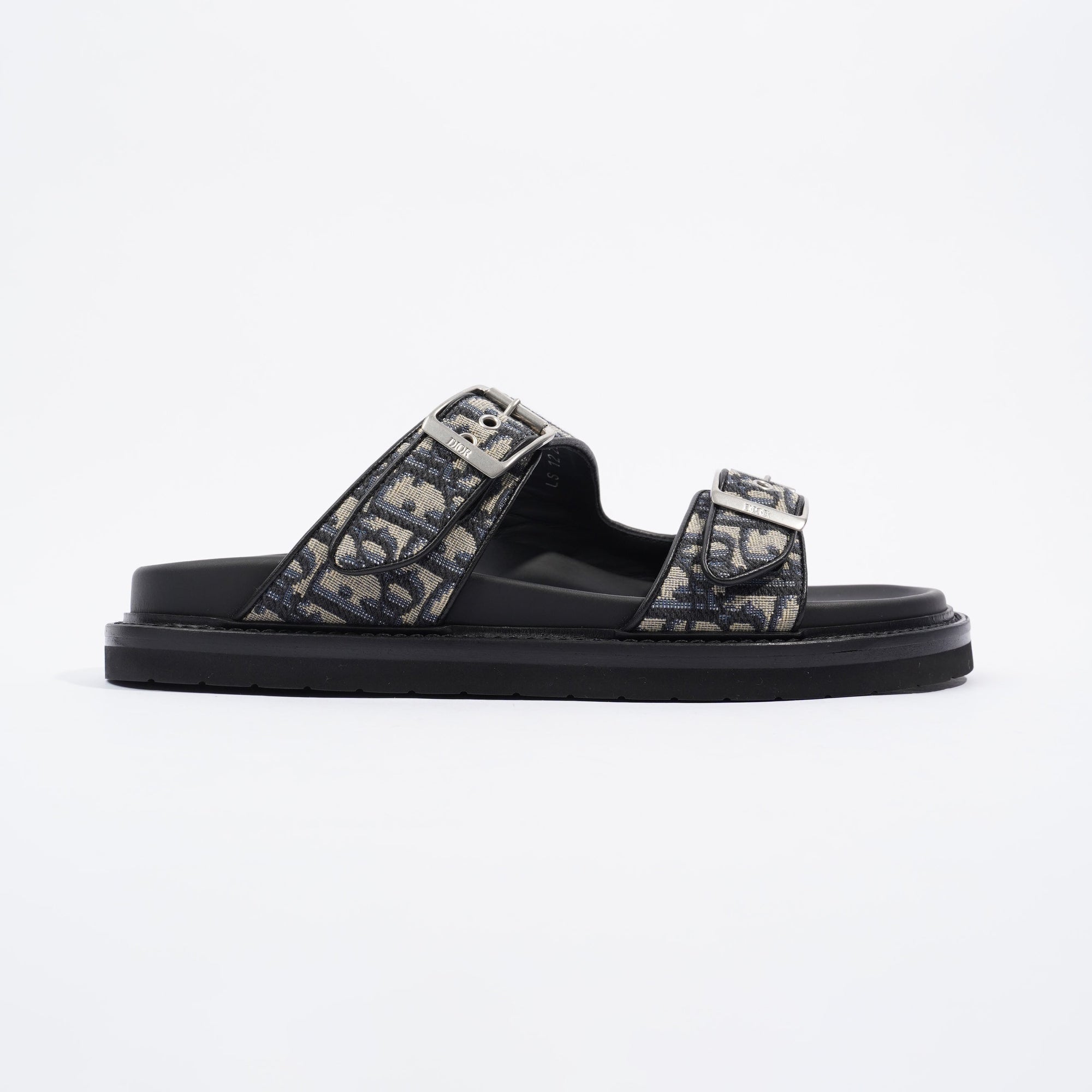 Christian D1OR Aqua Double Band Sandal Oblique Canvas EU 42 UK 8