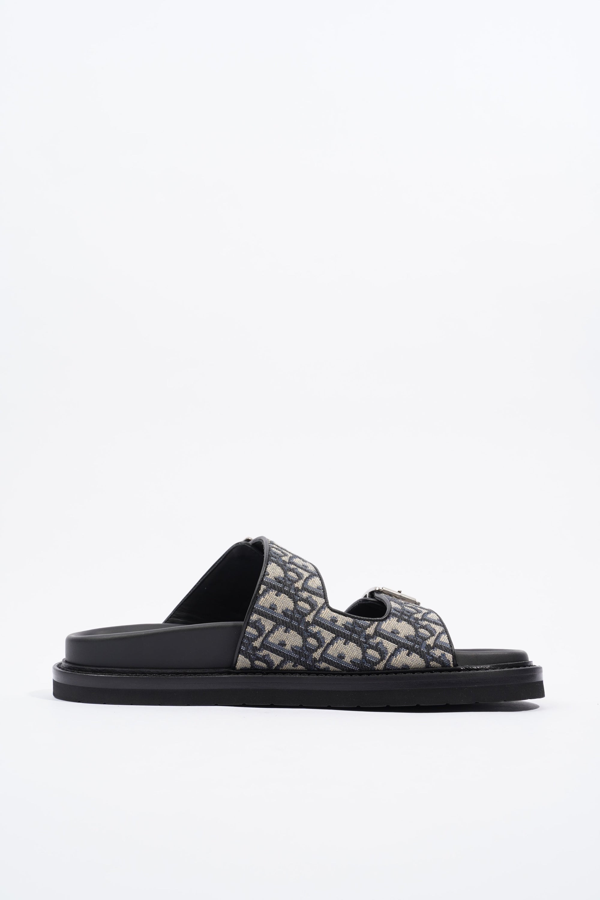 Christian D1OR Aqua Double Band Sandal Oblique Canvas EU 42 UK 8