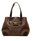 Brown LV Damier Ebene Hampstead PM Tote Bag