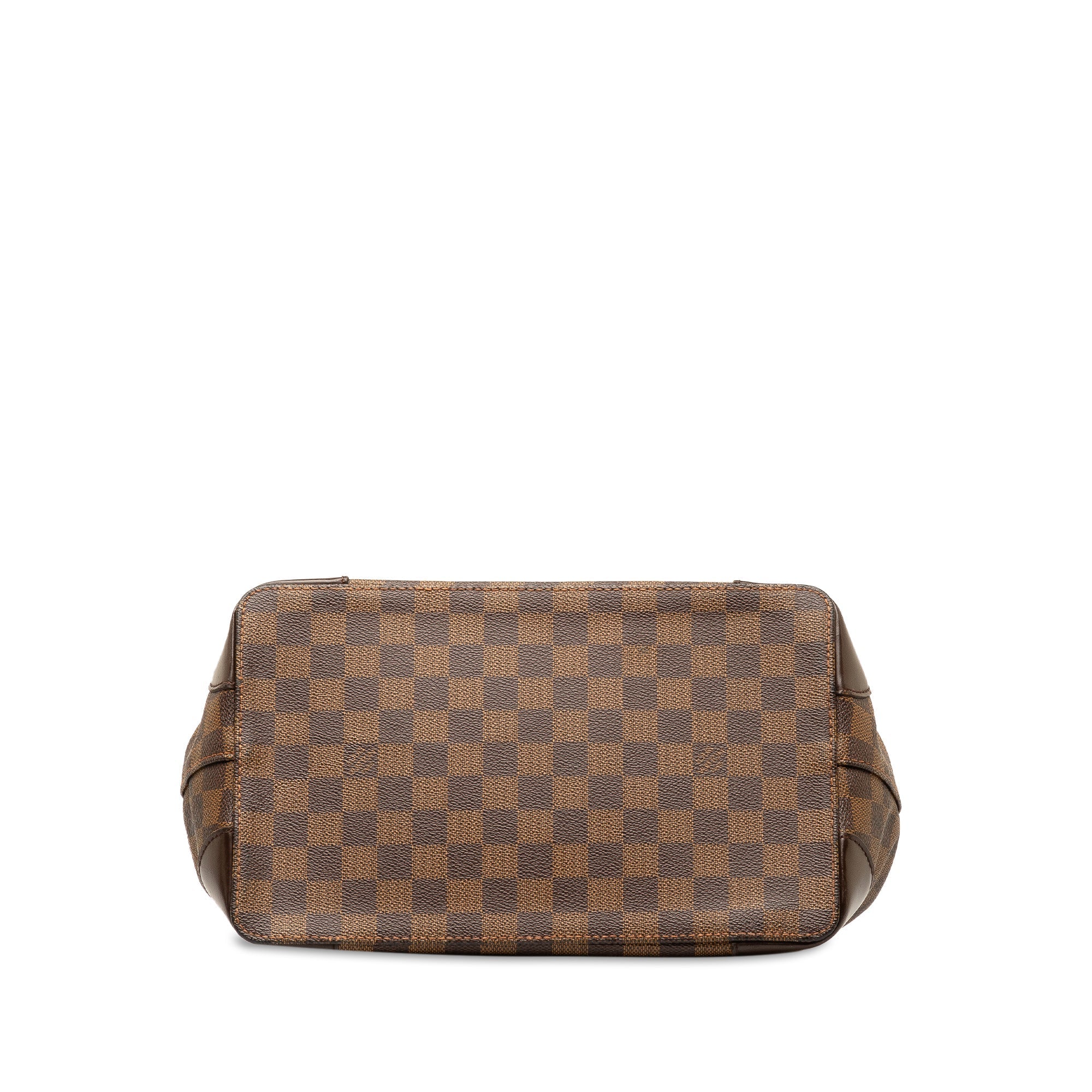 Brown LV Damier Ebene Hampstead PM Tote Bag