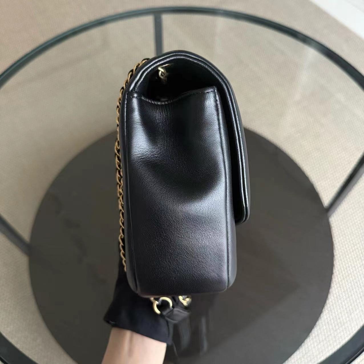*Rare Re-issue* CH Diana - Modern Reissue Lambskin Quilted Black Gold Hardware Series 20