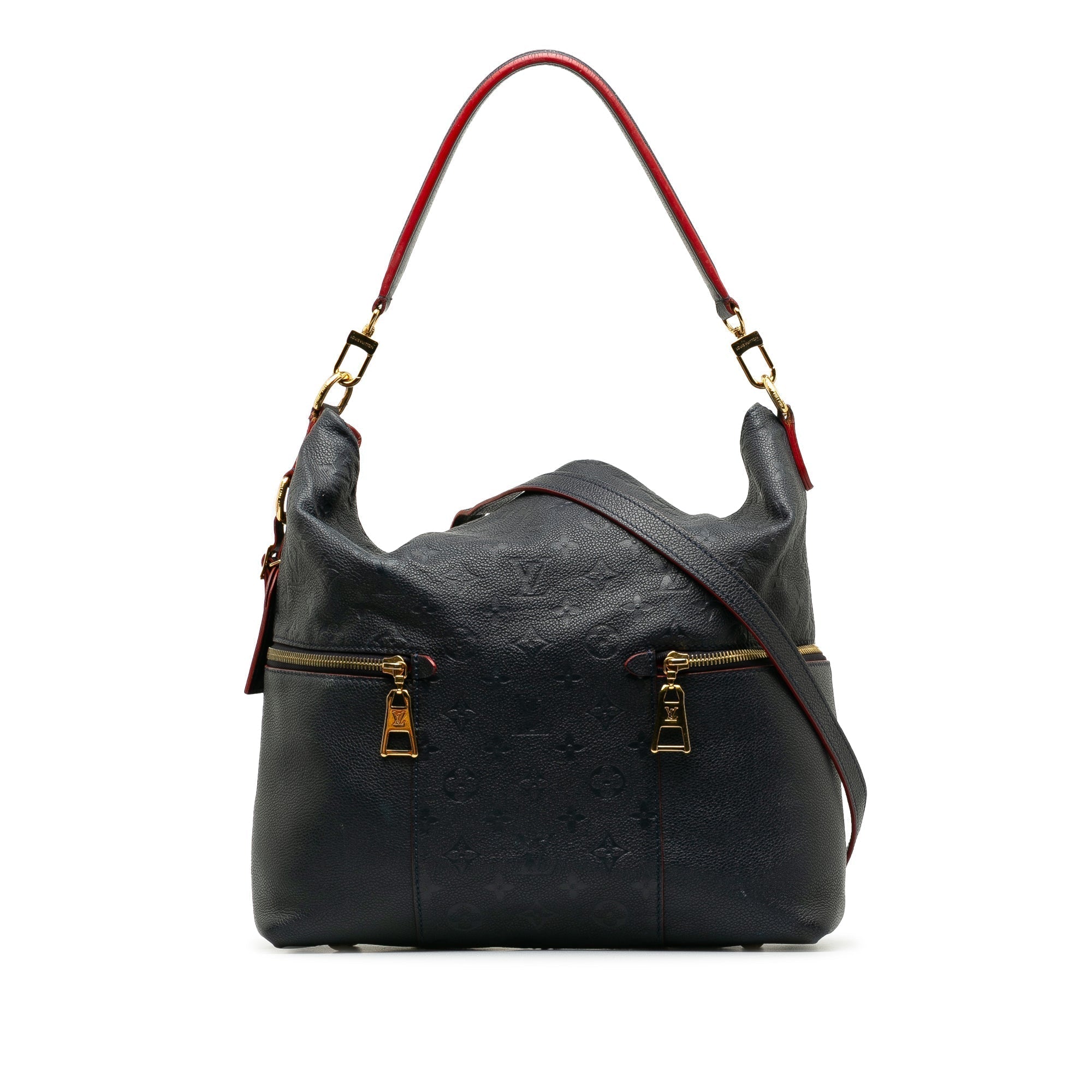 Blue LV Monogram Empreinte Melie Satchel
