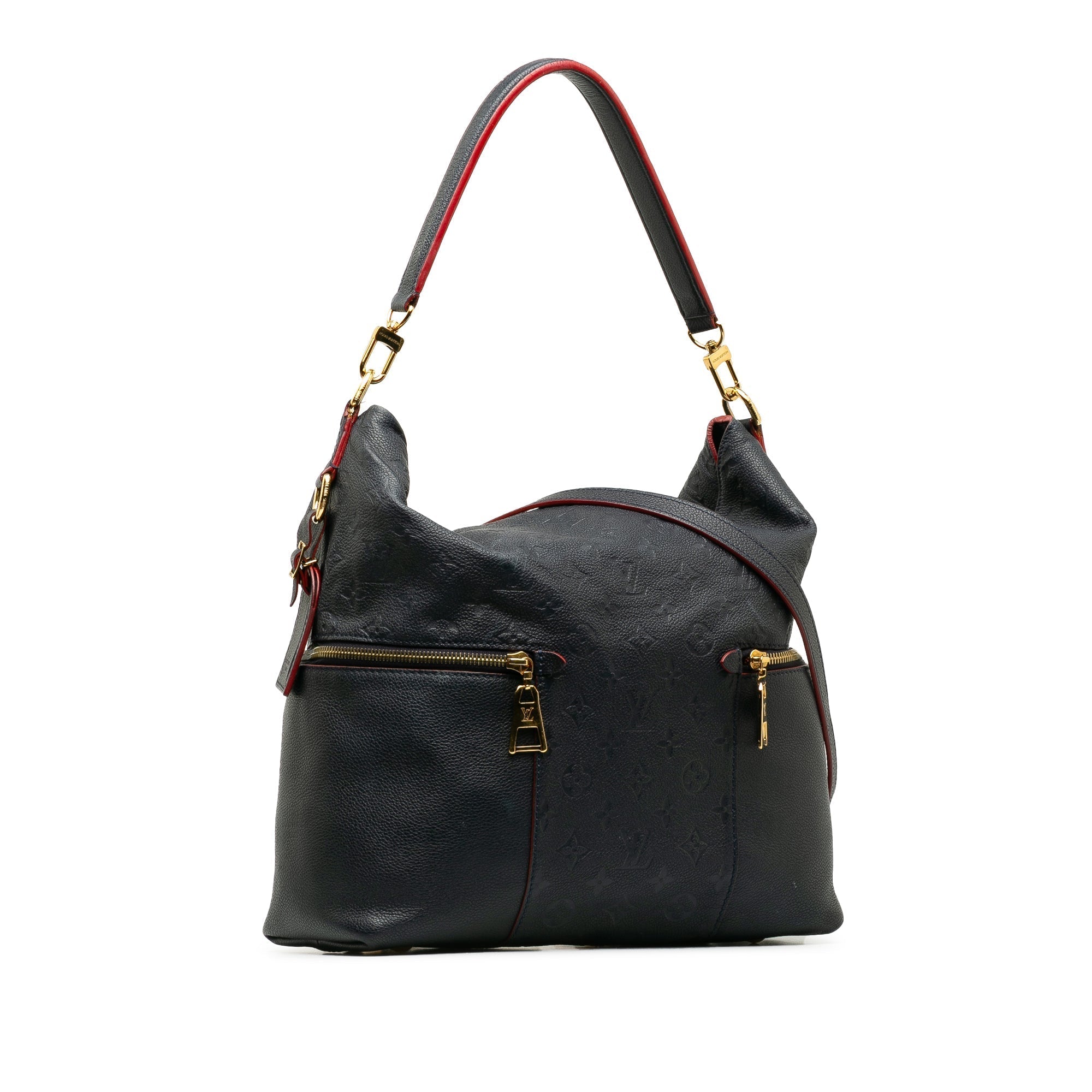 Blue LV Monogram Empreinte Melie Satchel