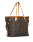 Brown LV Monogram Neverfull MM Tote Bag
