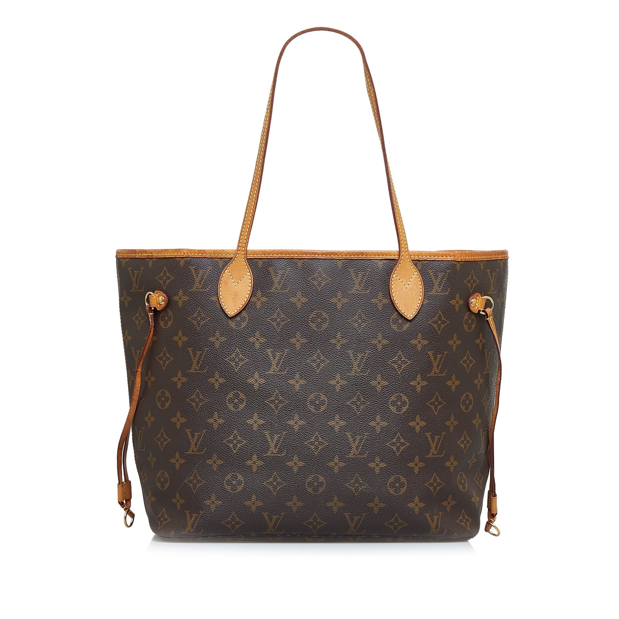 Brown LV Monogram Neverfull MM Tote Bag