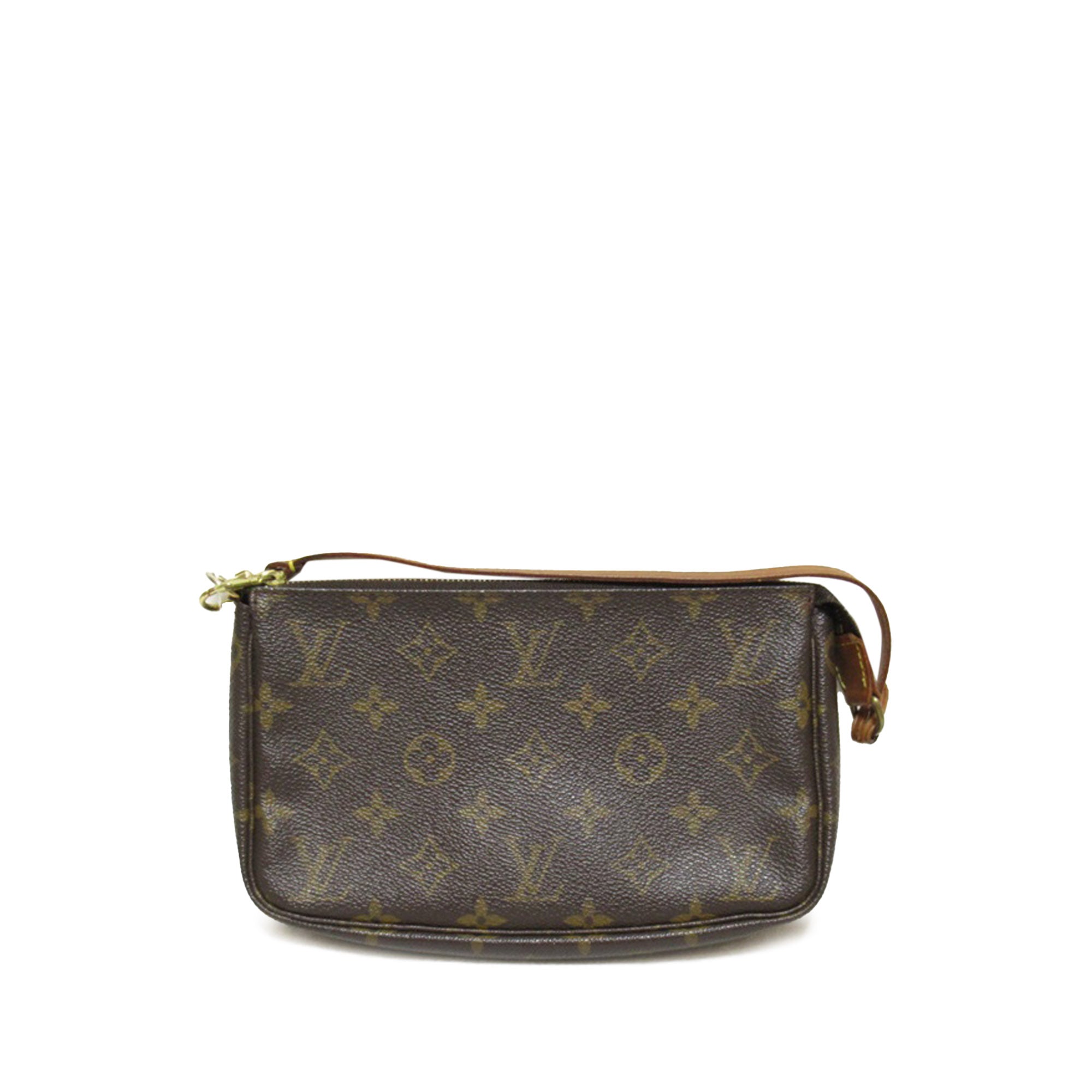 Brown LV Monogram Pochette Accessoires Shoulder Bag