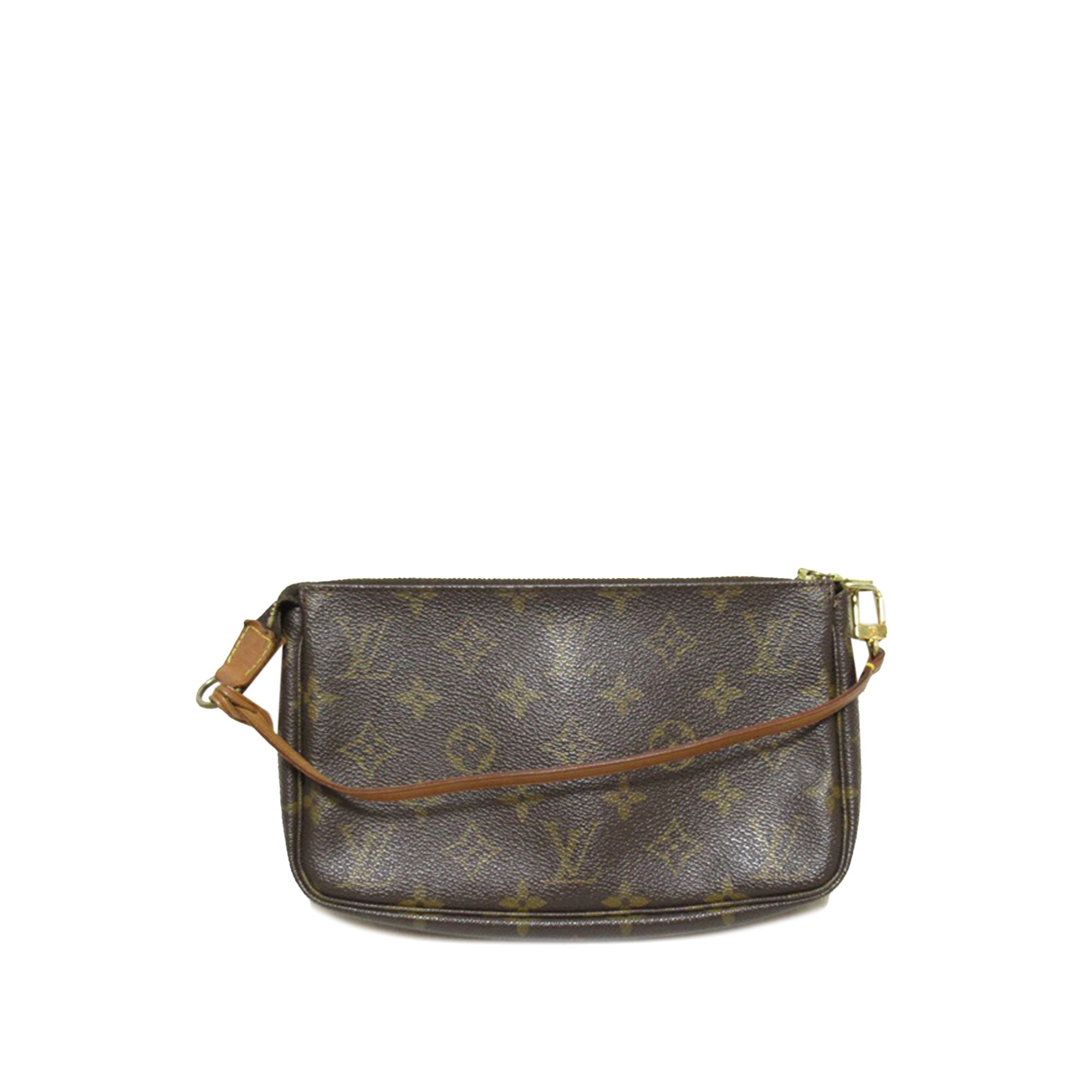 Brown LV Monogram Pochette Accessoires Shoulder Bag