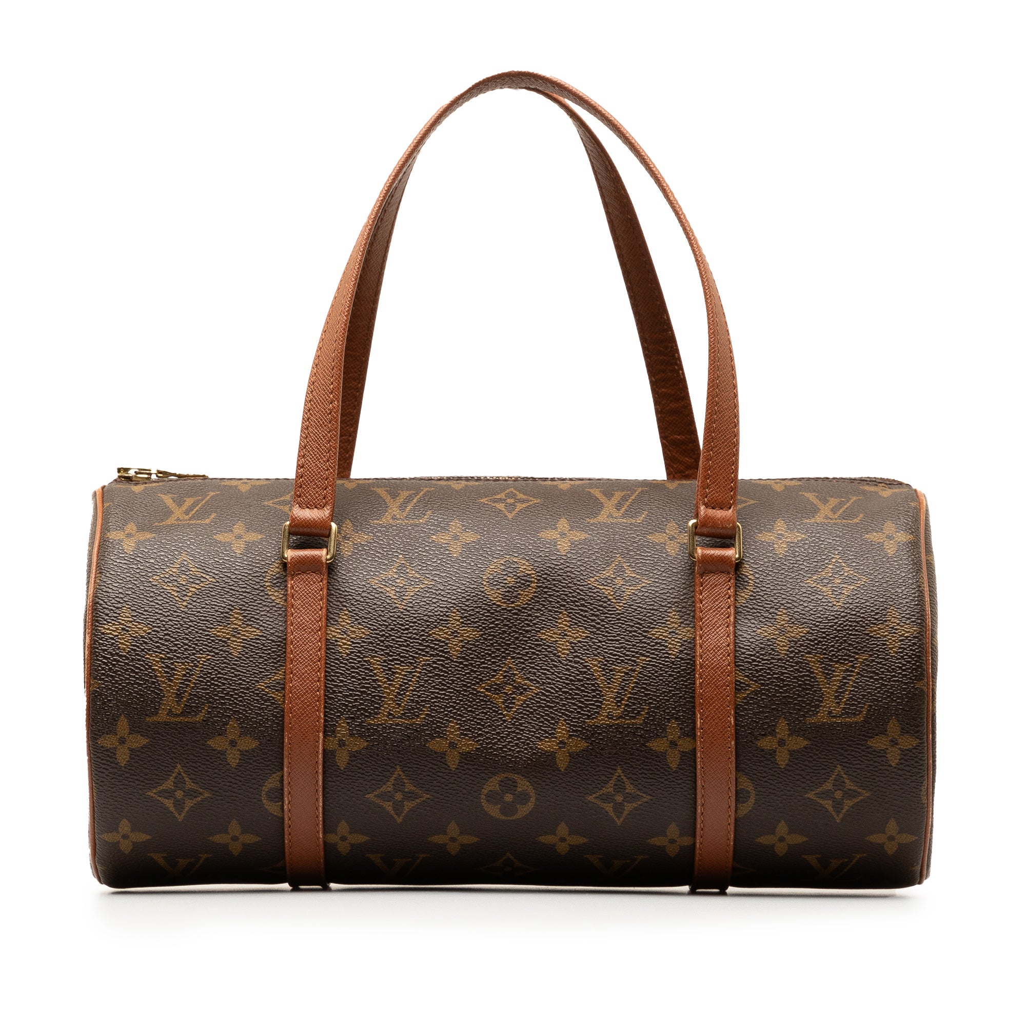 Brown LV Monogram Papillon 30 HandBag