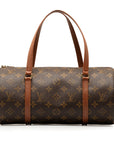 Brown LV Monogram Papillon 30 HandBag