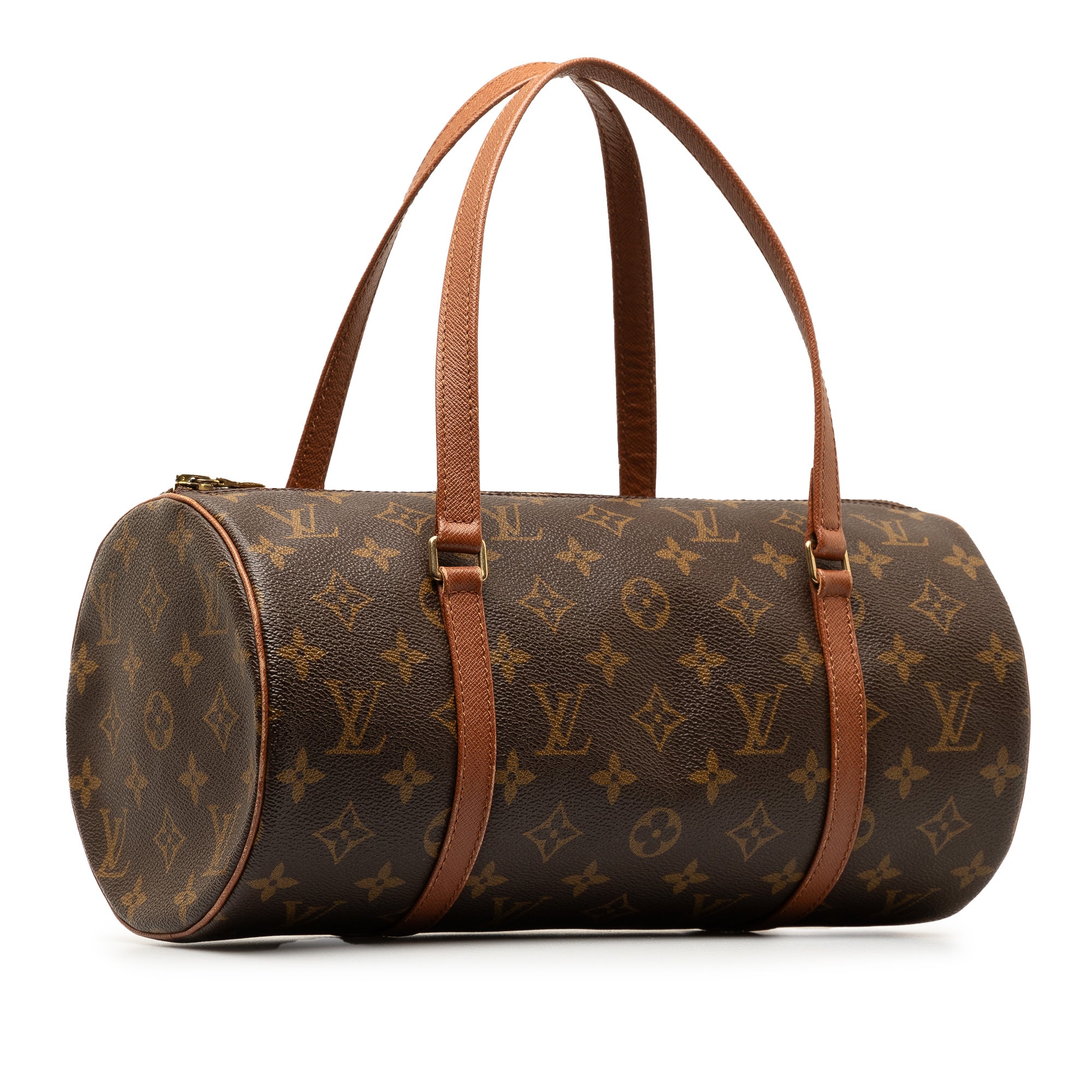 Brown LV Monogram Papillon 30 HandBag