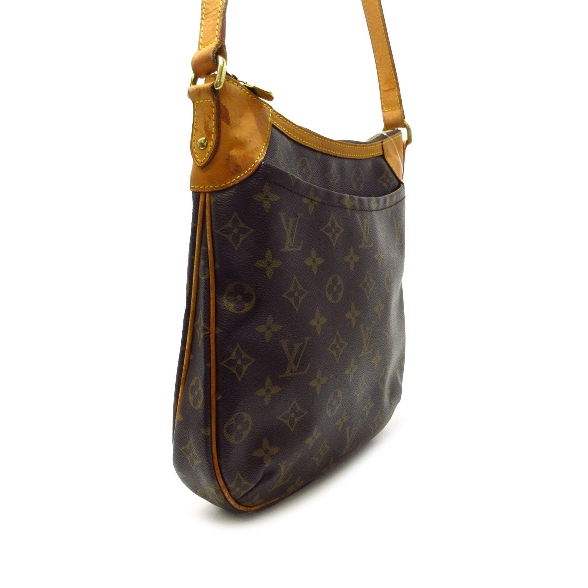 Brown LV Monogram Odeon PM Crossbody Bag
