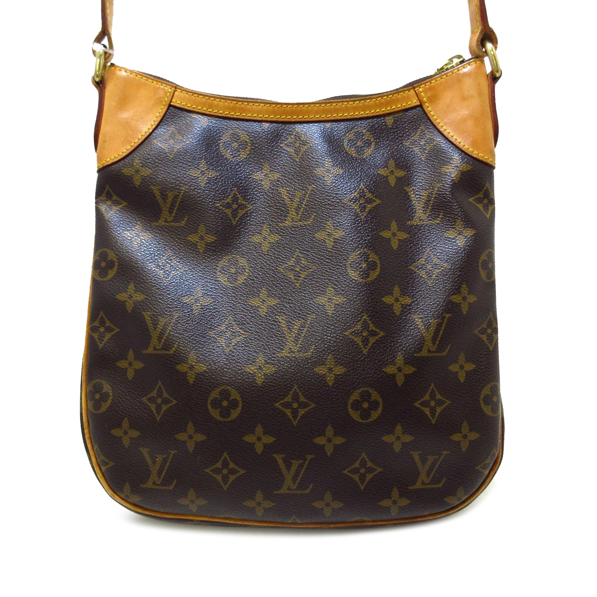 Brown LV Monogram Odeon PM Crossbody Bag