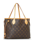 Brown LV Monogram Neverfull PM Tote Bag