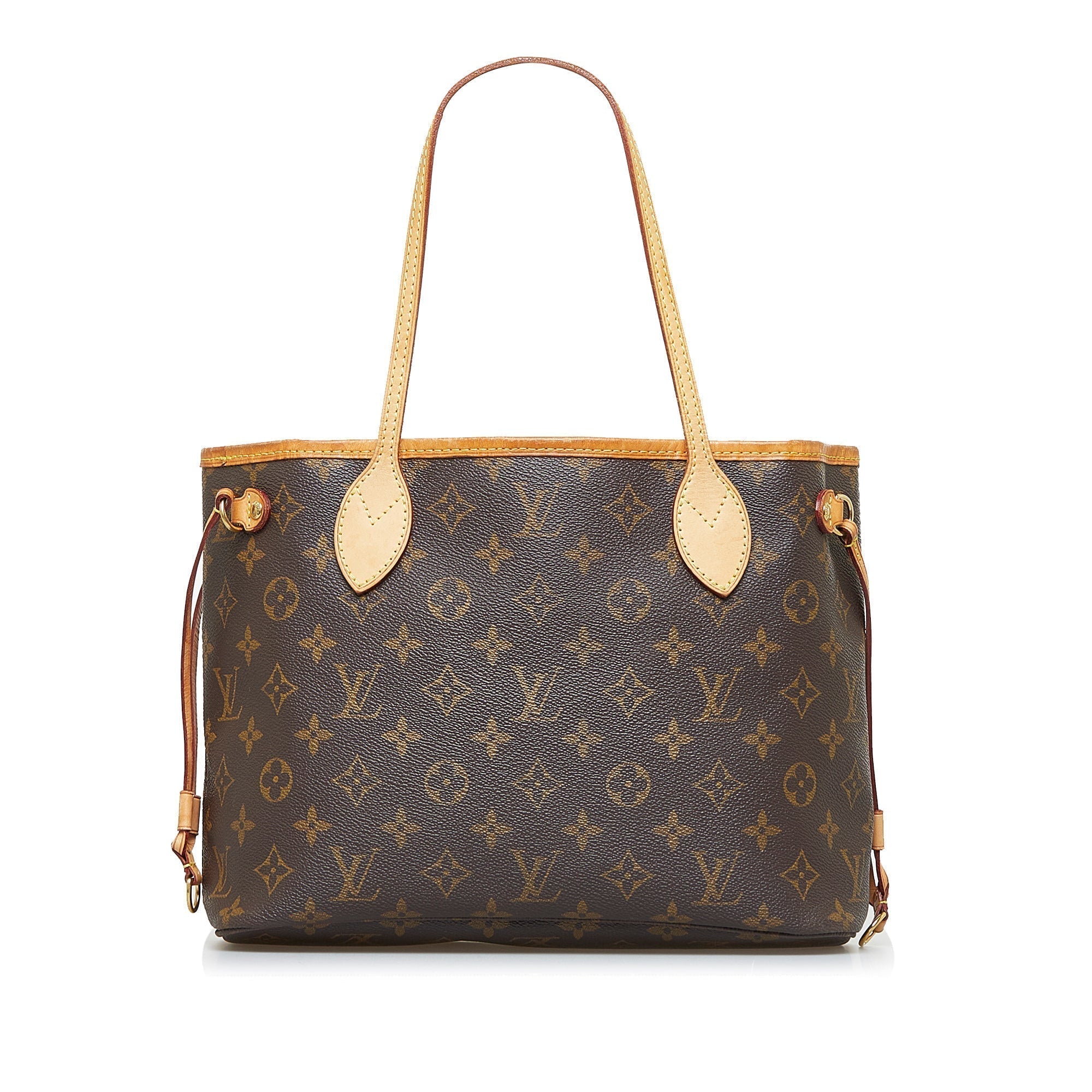 Brown LV Monogram Neverfull PM Tote Bag