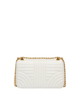 PRD Diagramme Medium Leather Bag White