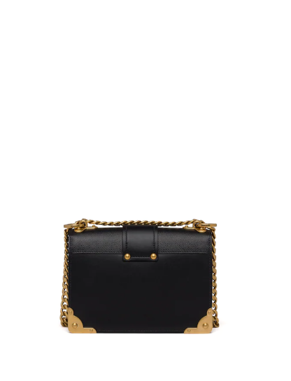 PRD Cahier Leather Shoulder Bag Black
