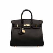 HMS Birkin 25cm Handbag 6068 black golden