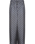 CHRISTIAN D1OR Chez Moi Pants Oblique Silk Blue