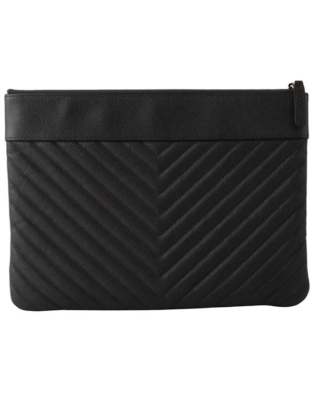 A80992 Caviar Mademoiselle Clutch New Medium Overseas Invoice 34038 1 CH