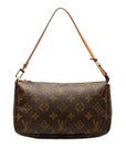 Brown LV Monogram Pochette Accessoires Shoulder Bag