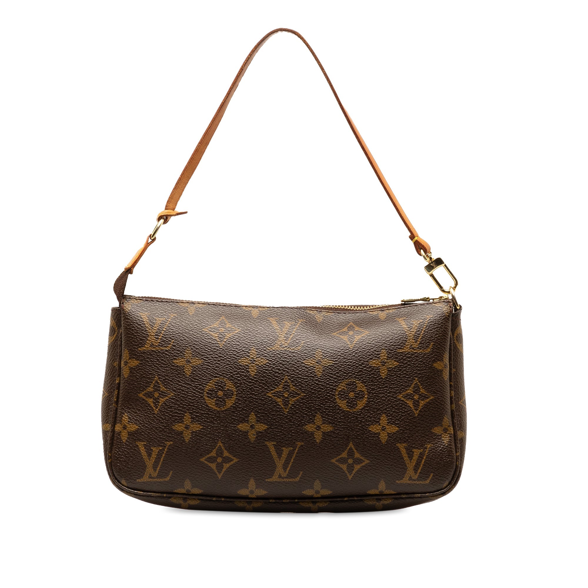 Brown LV Monogram Pochette Accessoires Shoulder Bag