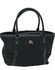 BBERRY Blue Label Tote Bag Nylon Black Auth 56630