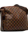 Brown LV Damier Ebene Naviglio Crossbody Bag