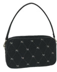 BBERRY Blue Label Accessory Pouch Canvas Black Auth 58626
