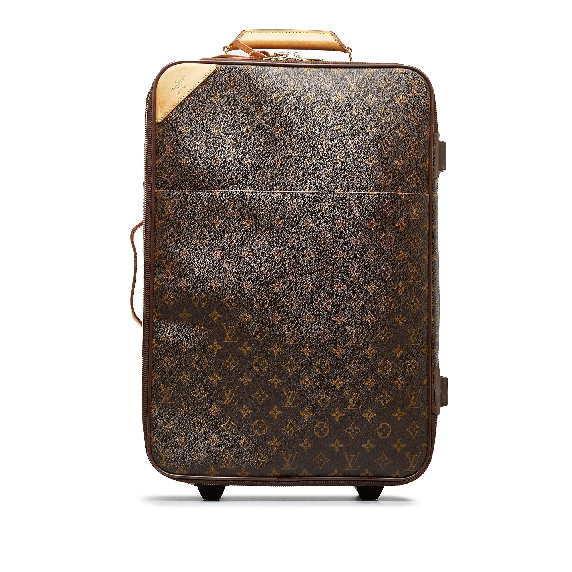 Brown LV Monogram Pegase 55 Travel Bag