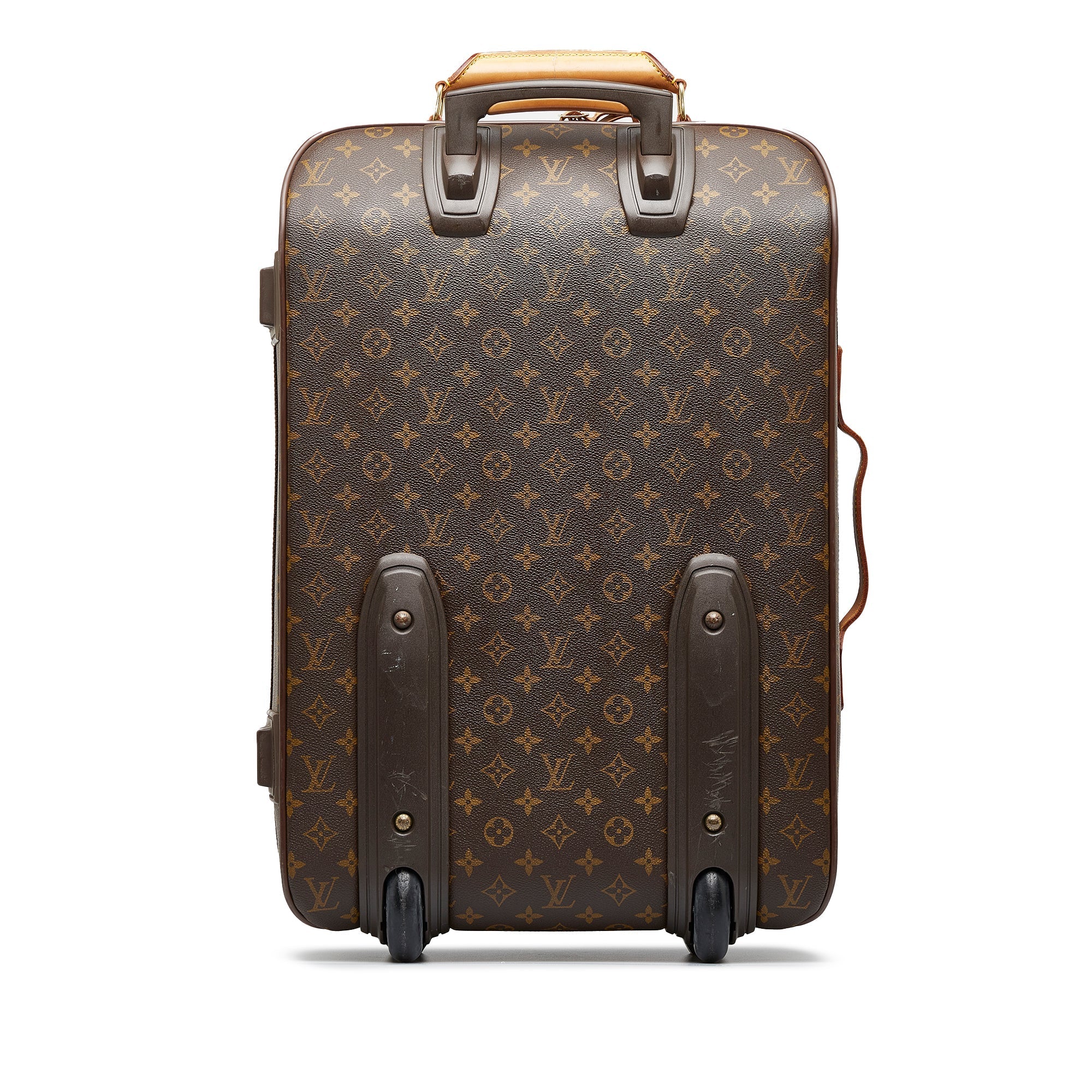 Brown LV Monogram Pegase 55 Travel Bag