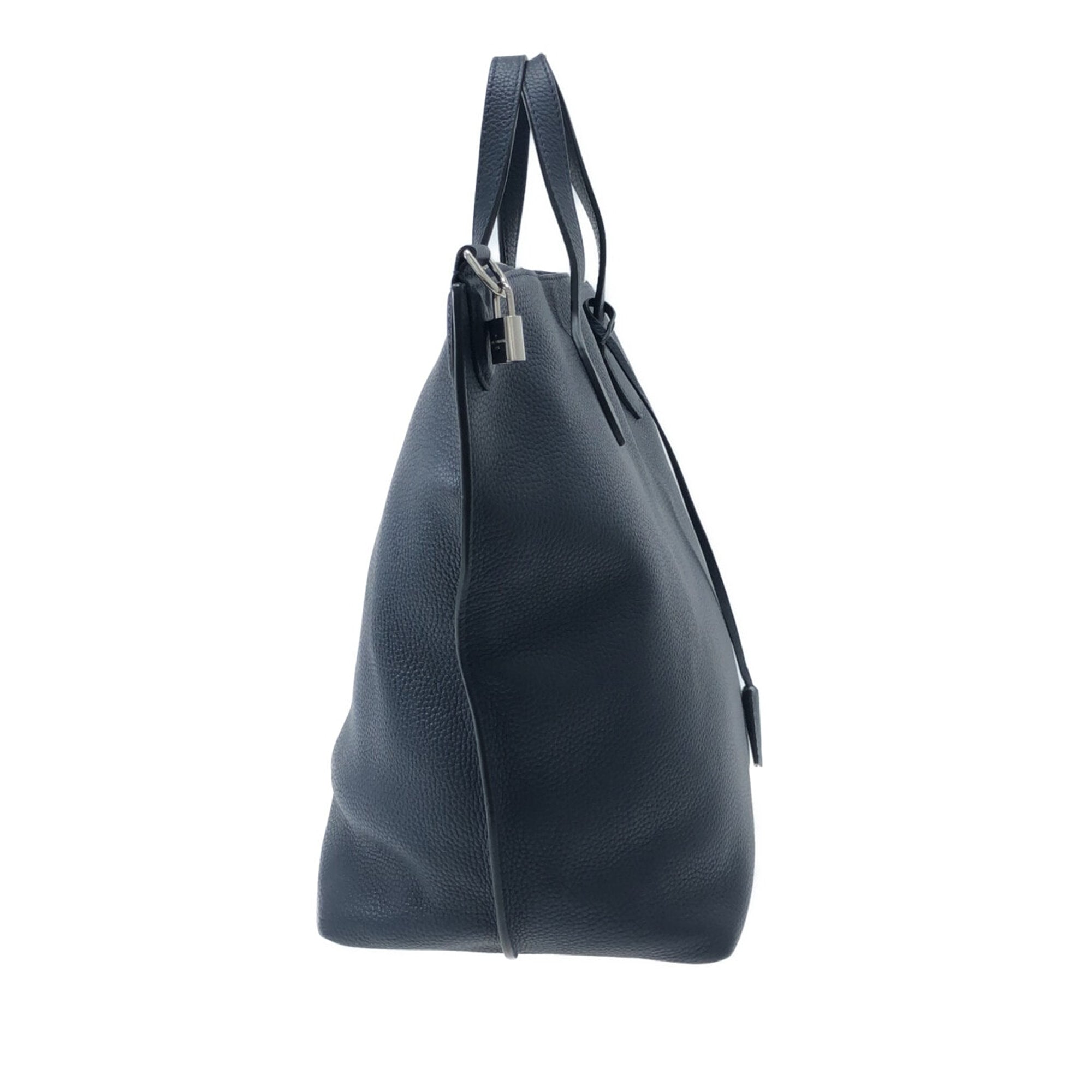 Blue LV Taurillon East Side Tote GM Satchel