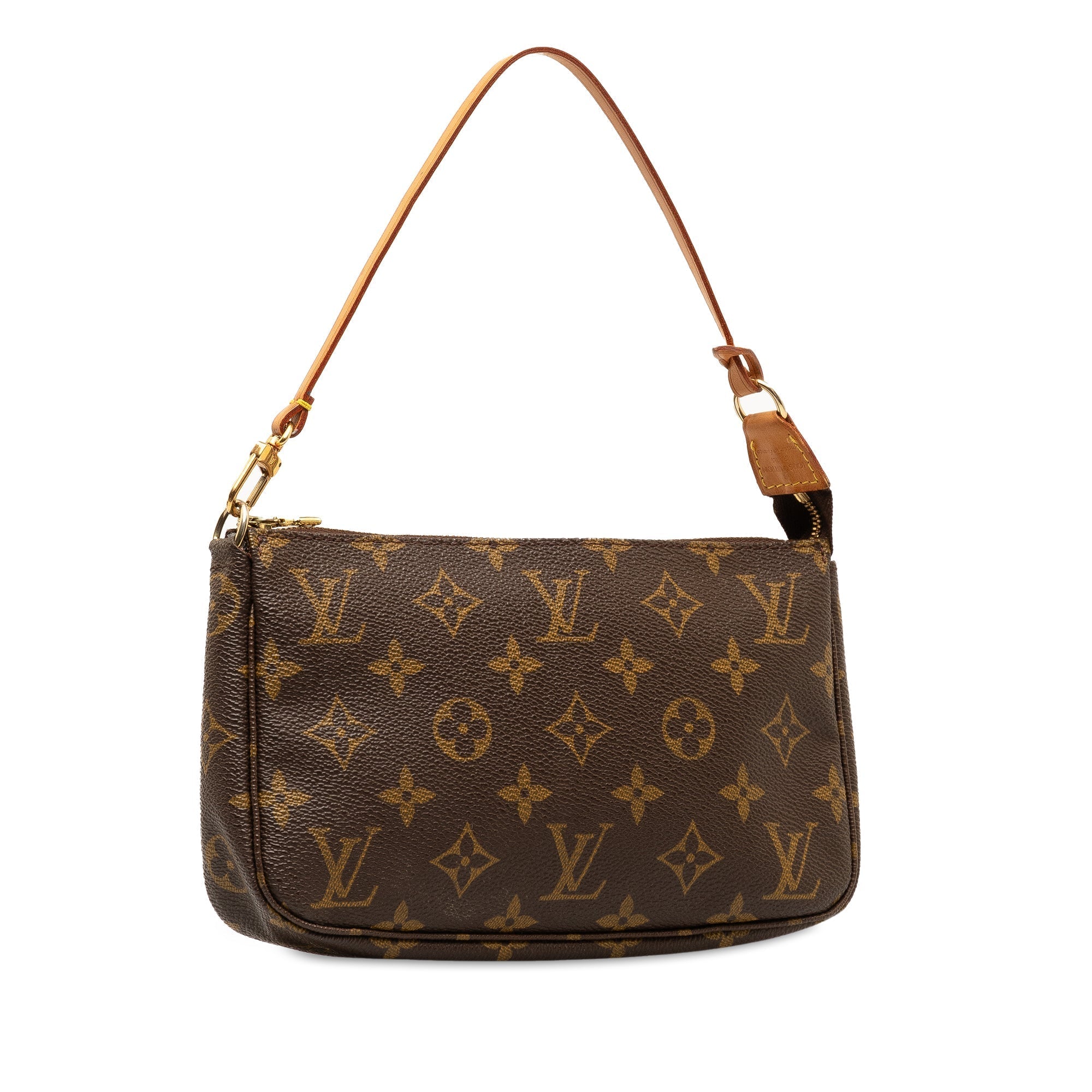 Brown LV Monogram Pochette Accessoires Shoulder Bag