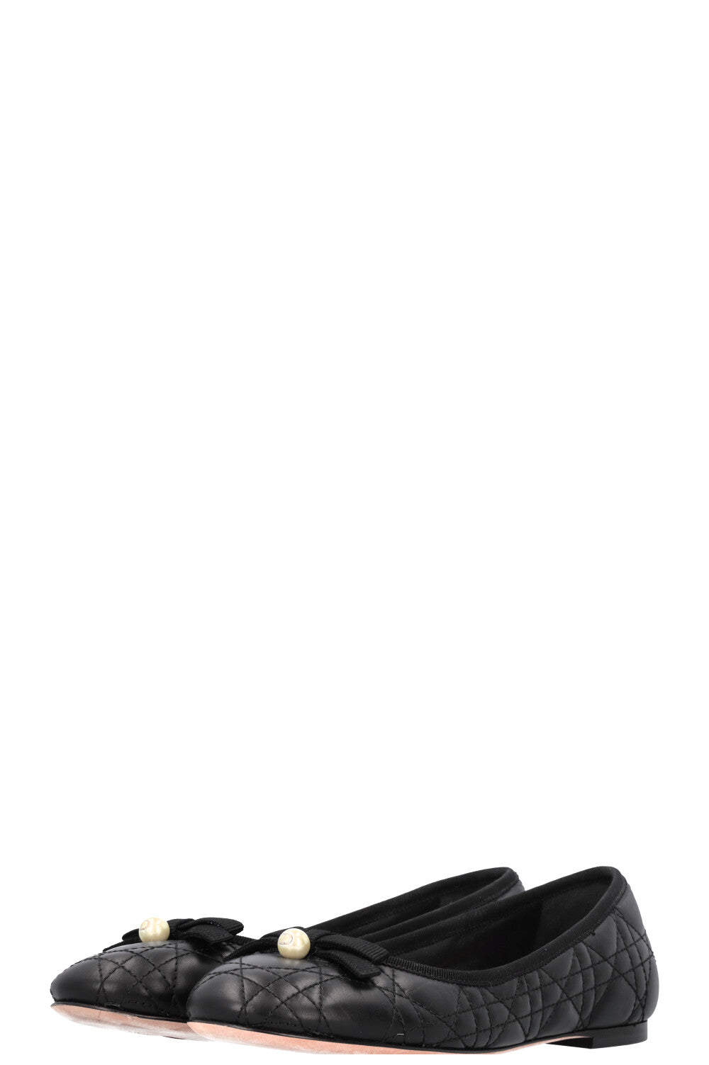 CHRISTIAN D1OR Ballet Flat Black