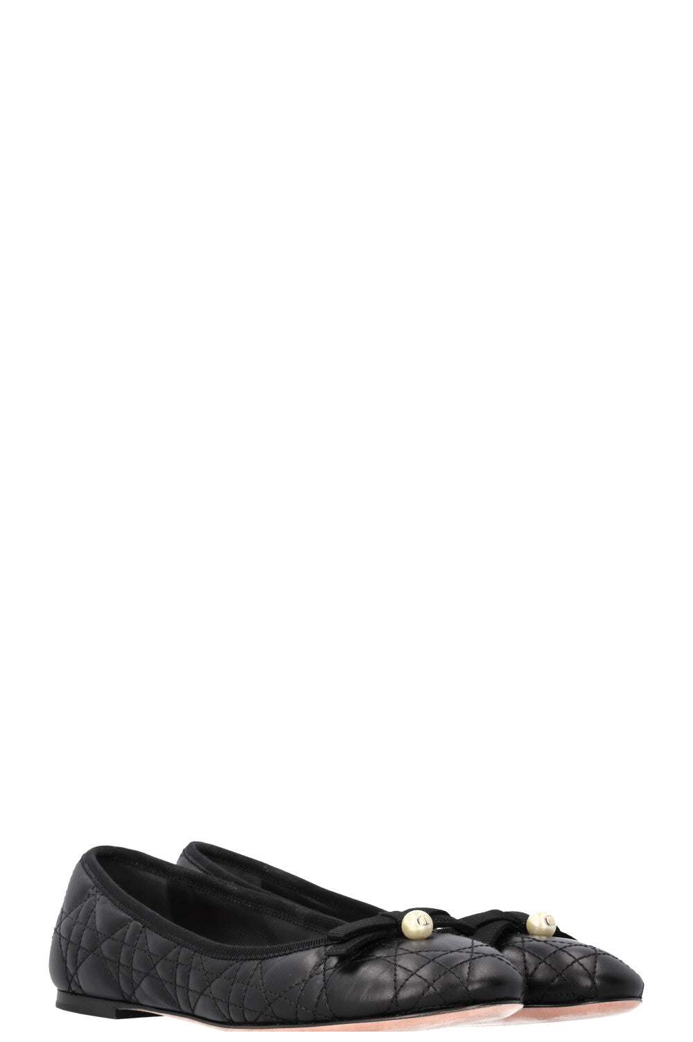 CHRISTIAN D1OR Ballet Flat Black