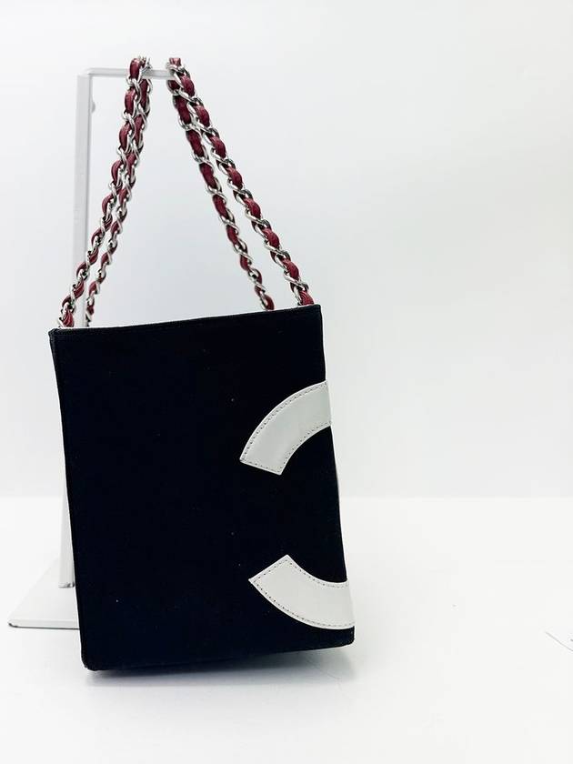 7th division NO 5 canvas chocolate bar chain bag 4VCHB20117 CH