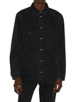 DENIM SHIRT WITH GCCI EMBROIDERY