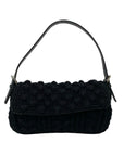 BBERRY 2way Wool Leather Handbag