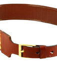 Christian D1OR Burgundy Monogram Belt
