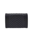 A80603 Black Caviar Skin Boy Chevron Card Business Holder CH