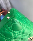 Cannage Green Lambskin Lucky Badges My Lady D1OR
