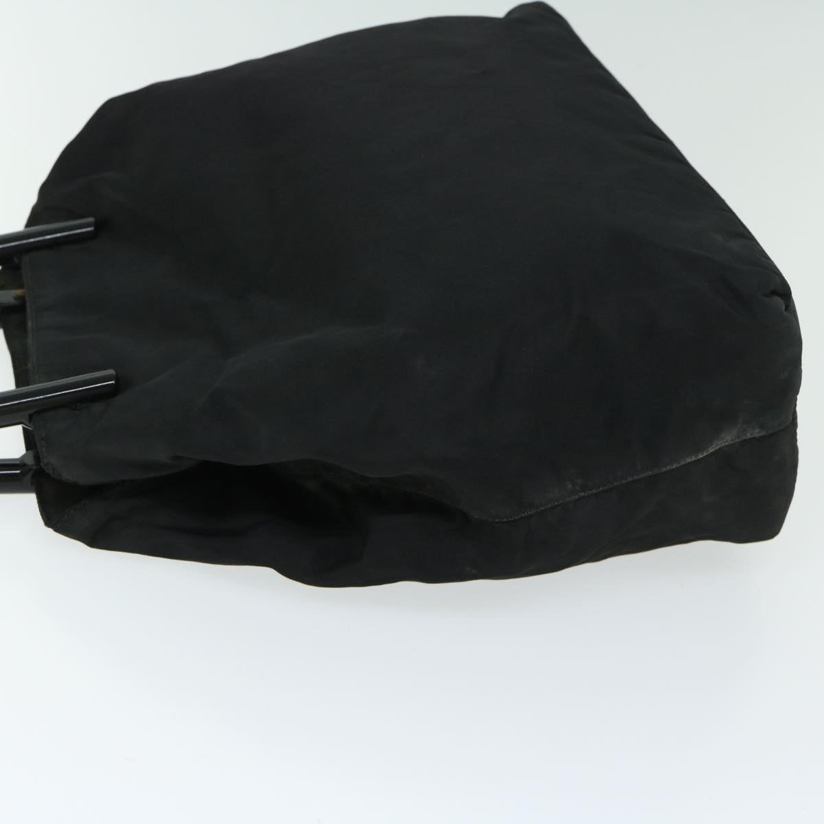PRD Hand Bag Nylon Black Auth 66808