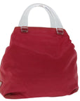PRD Hand Bag Nylon Pink Auth 67235