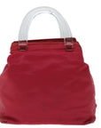 PRD Hand Bag Nylon Pink Auth 67235
