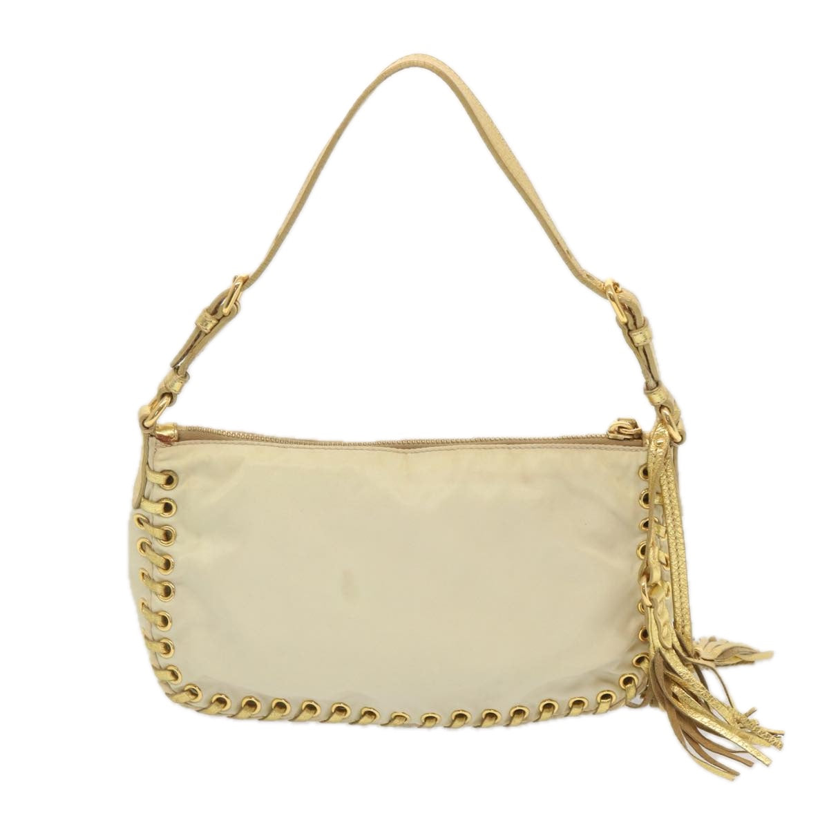 PRD Accessory Pouch Nylon Cream Auth 67745